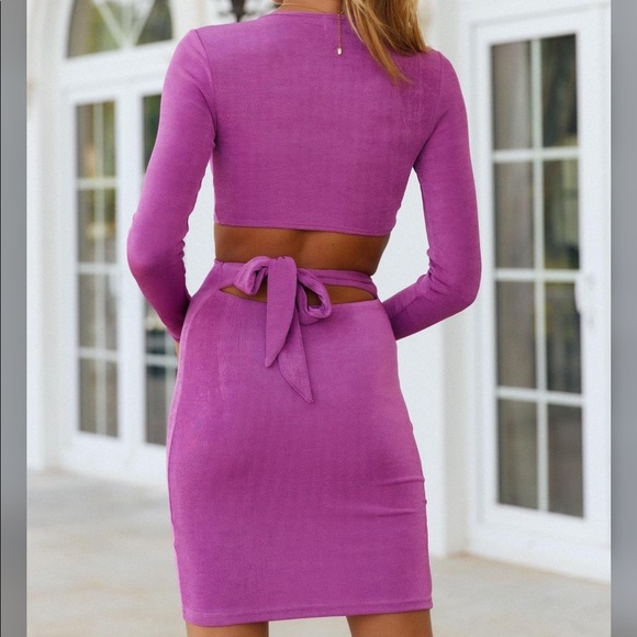 Verge Girl JUMP START DRESS - PURPLE - Picture 3 of 12